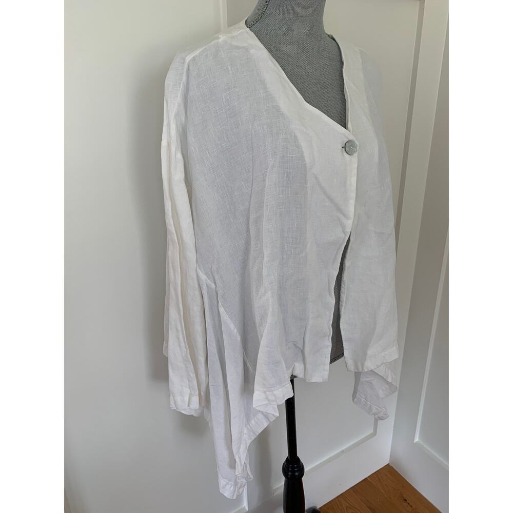 Bryn Walker Single Button Jacket Asymmetrical Hem… - image 2